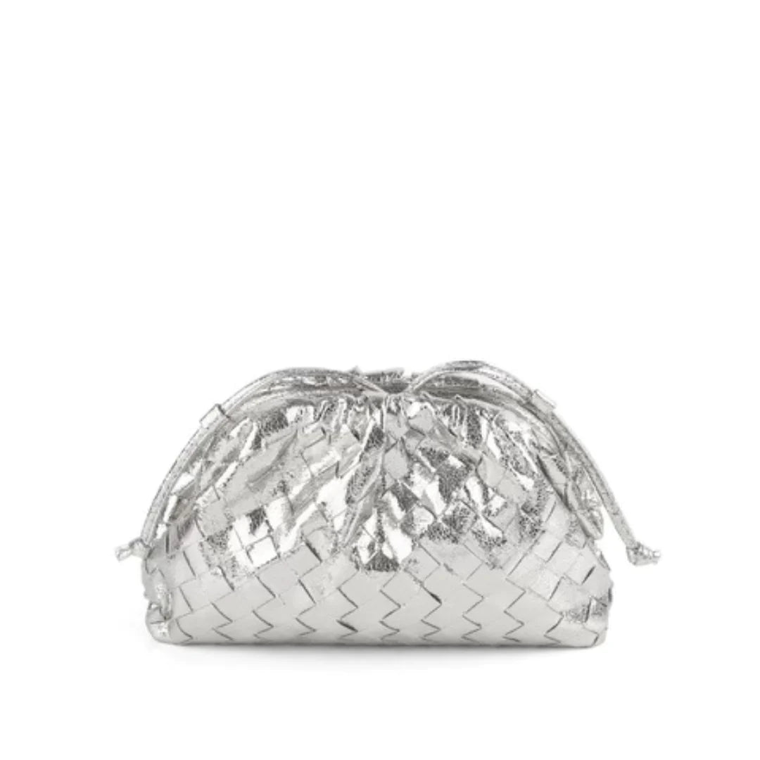 Woven Cloud Clutch