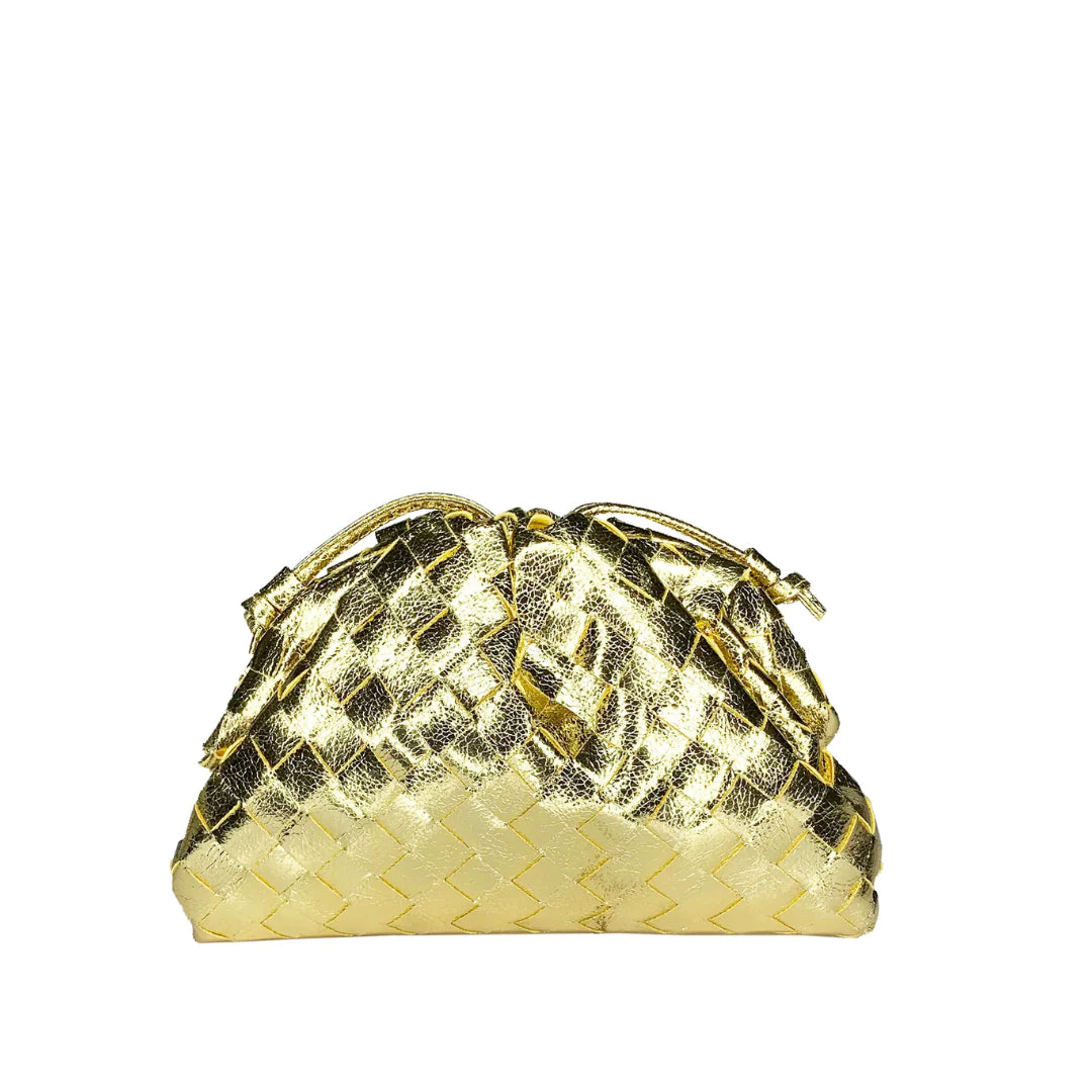 Woven Cloud Clutch
