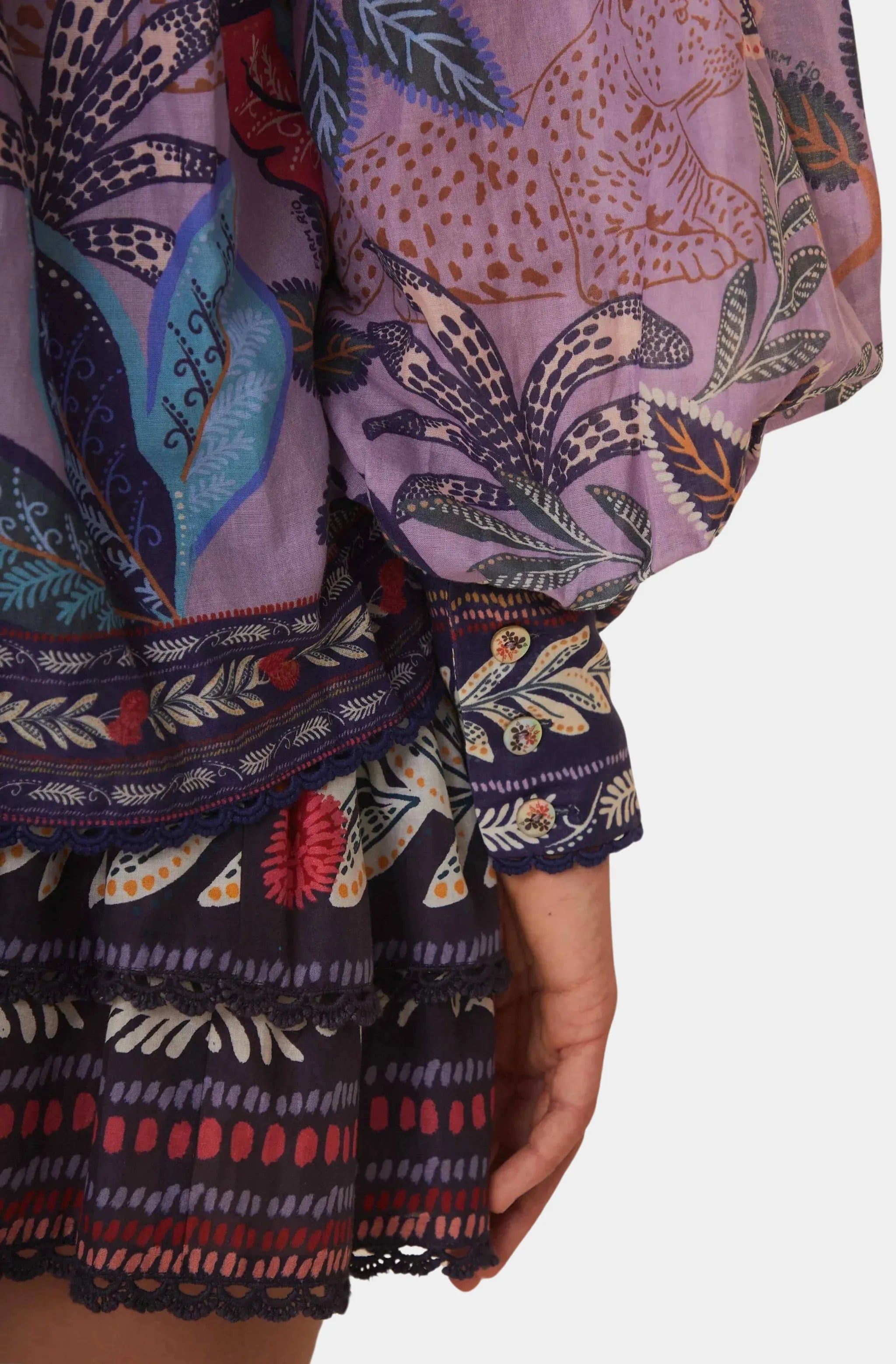 Wild Night Lavender Long Sleeve Blouse, Fall blouse, long sleeve blouse,