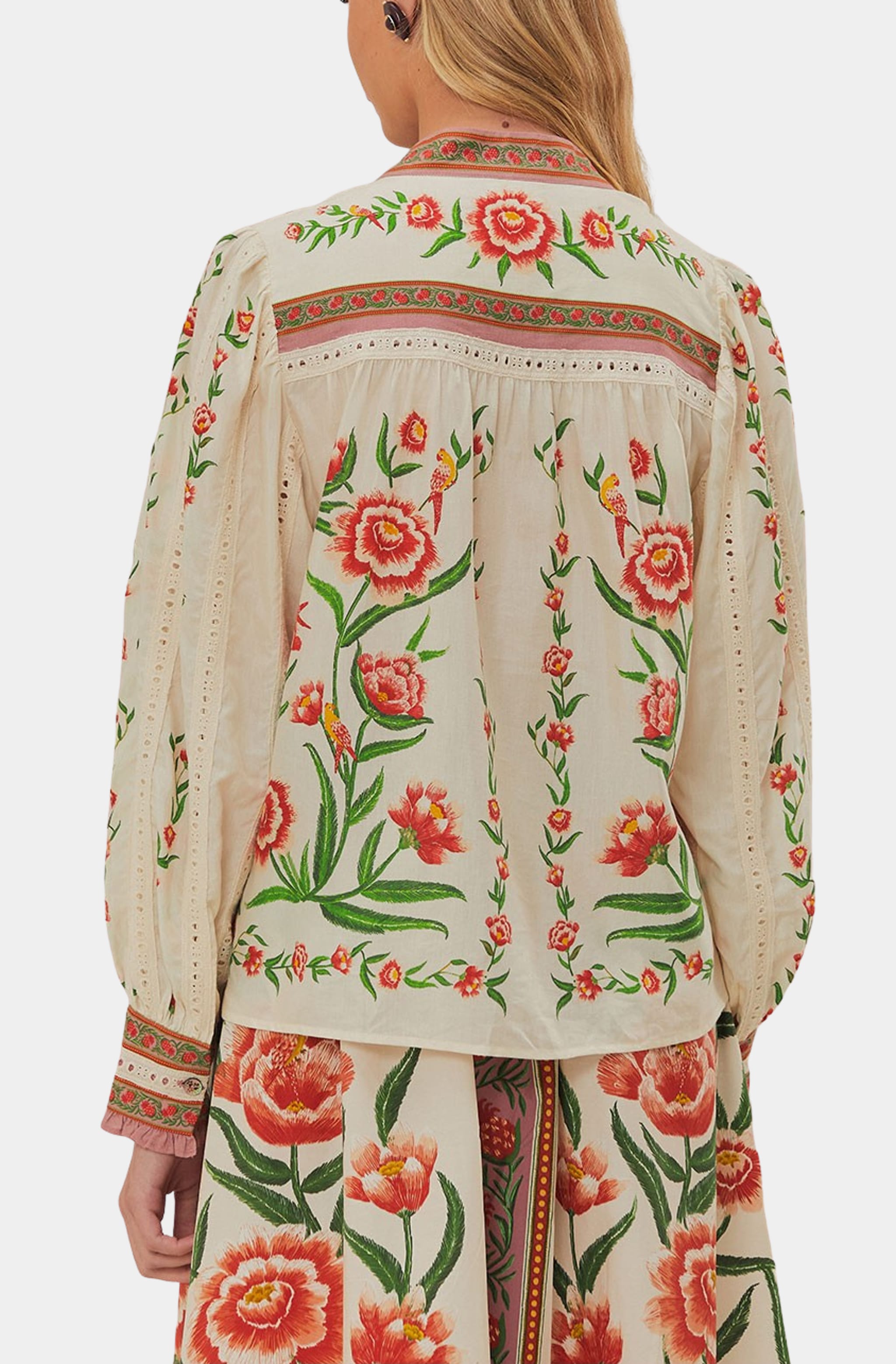 Ainika Delicate Off-White Blouse