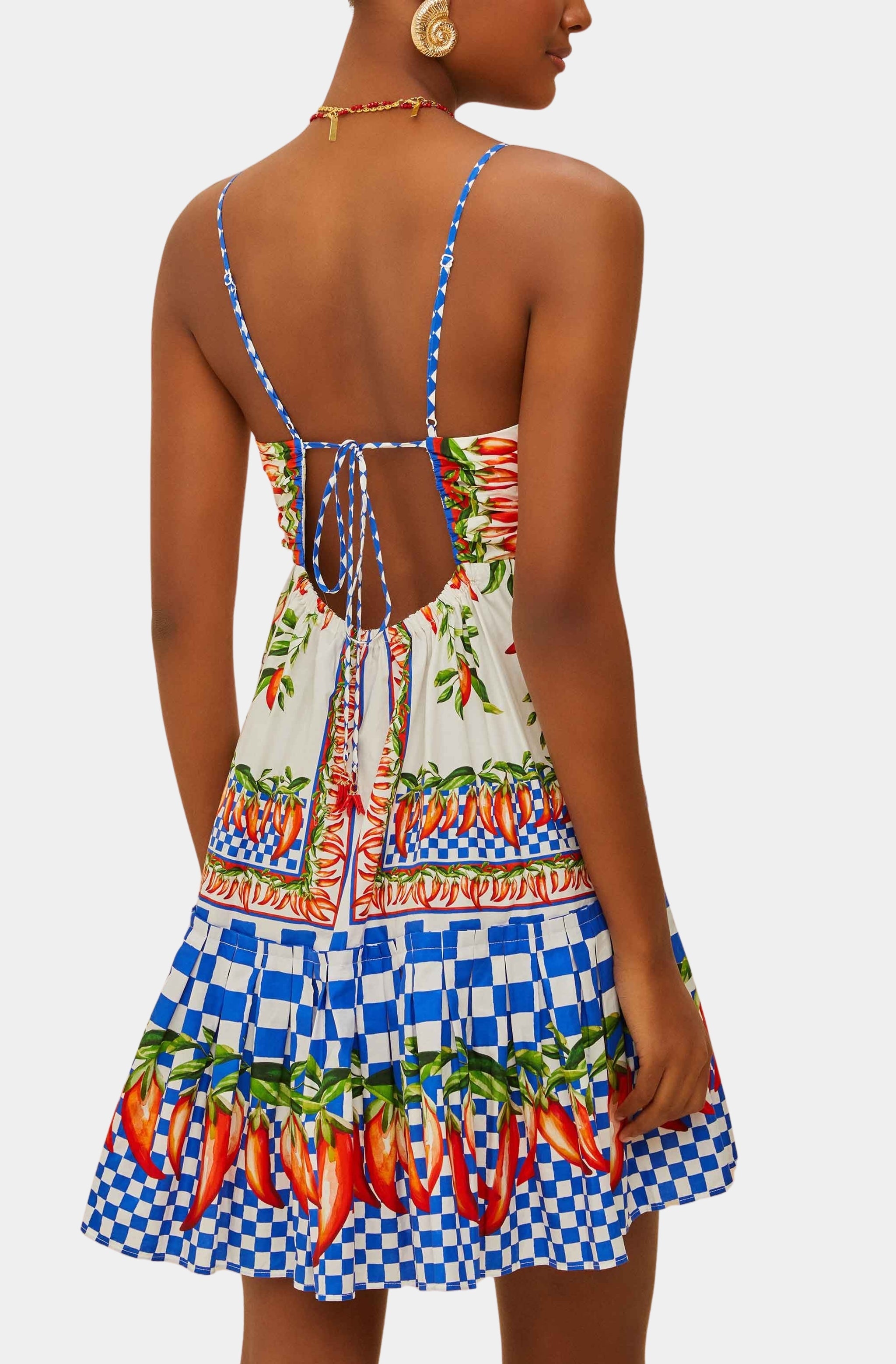 Picnic Peppers Ainika Off-White Mini Dress