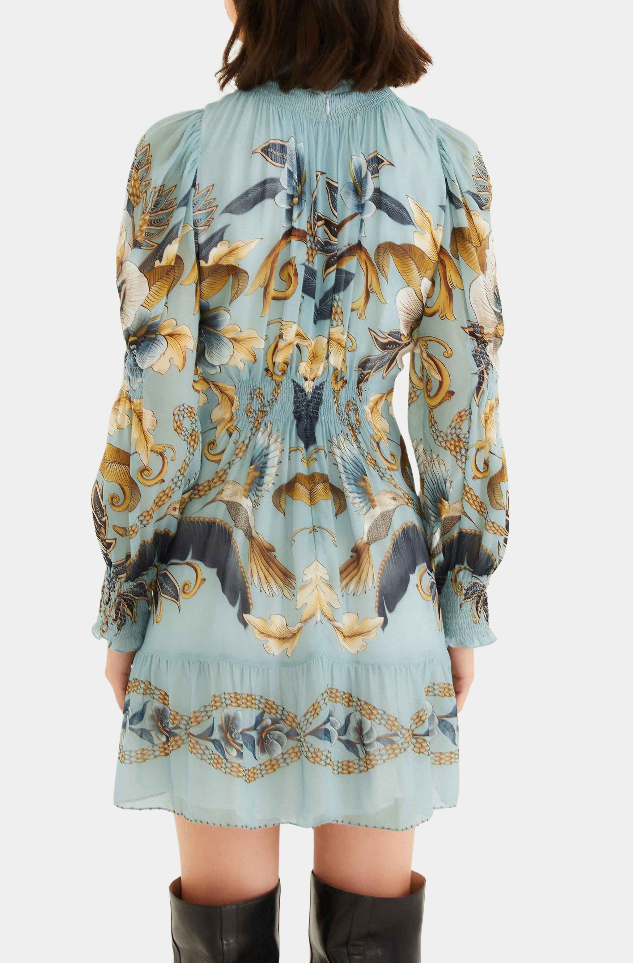 Snake Garden Mini Dress