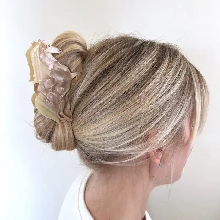 Hand-painted Horse Hair Clip