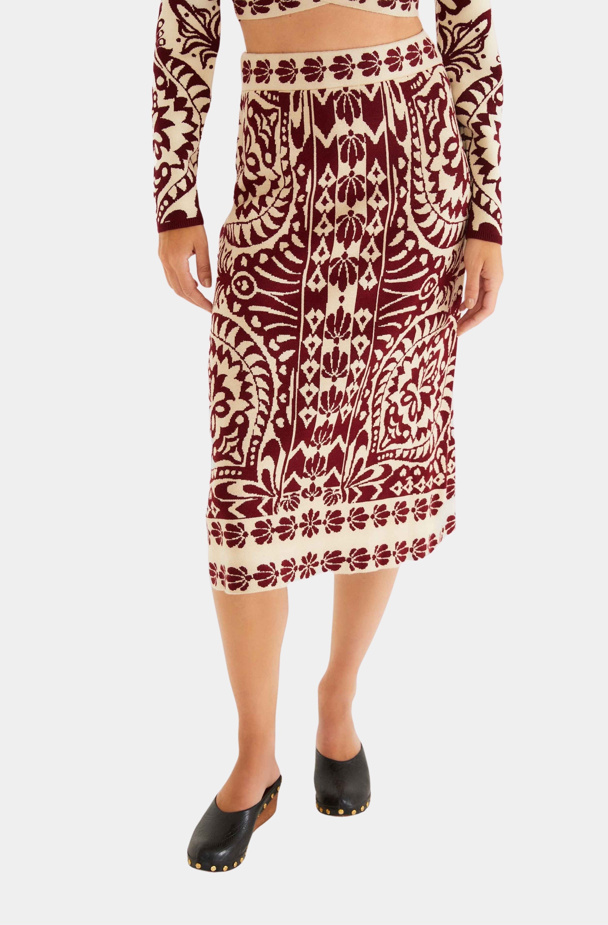 Pineapple Love Midi Skirt
