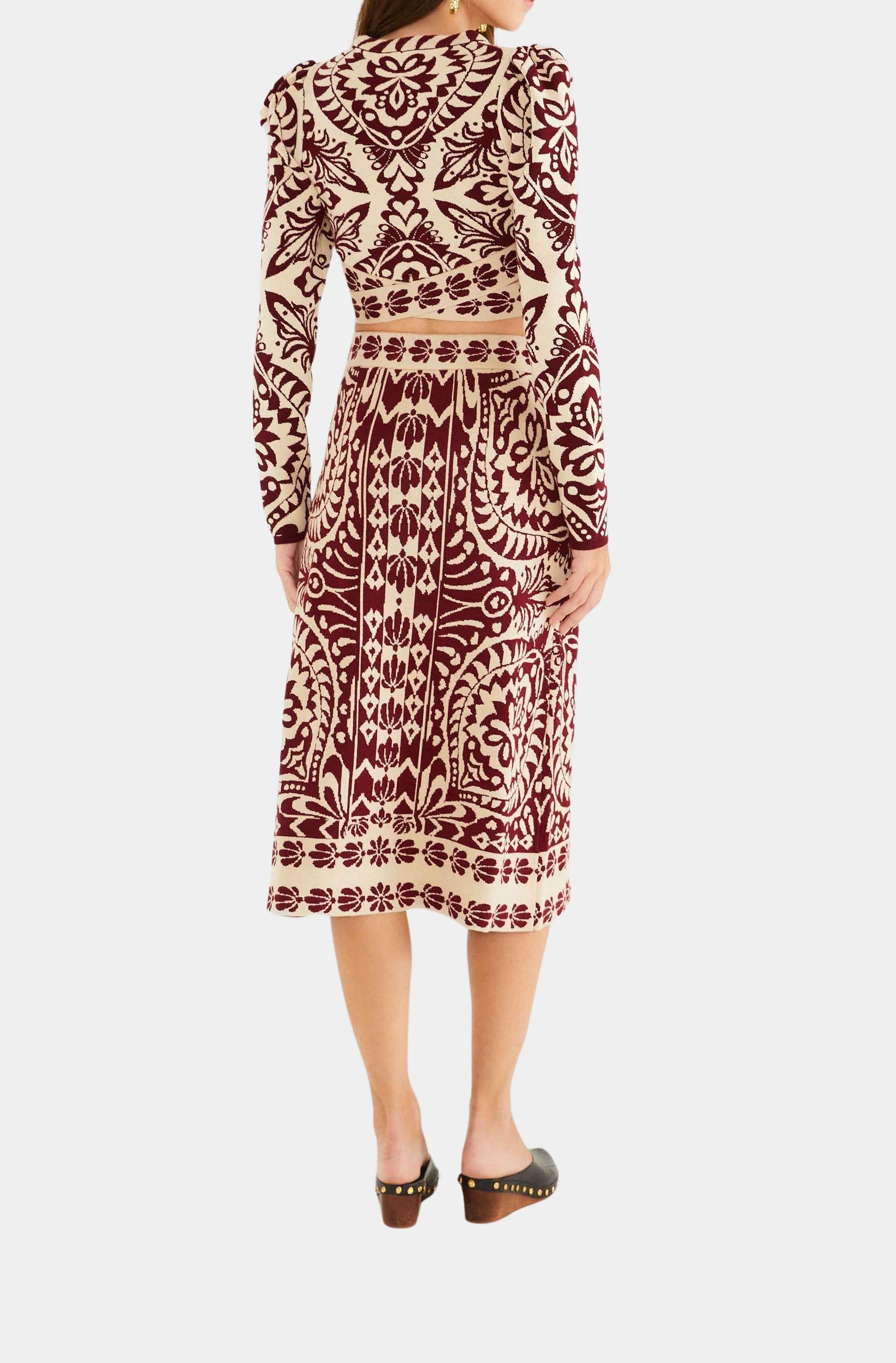 Pineapple Love Midi Skirt