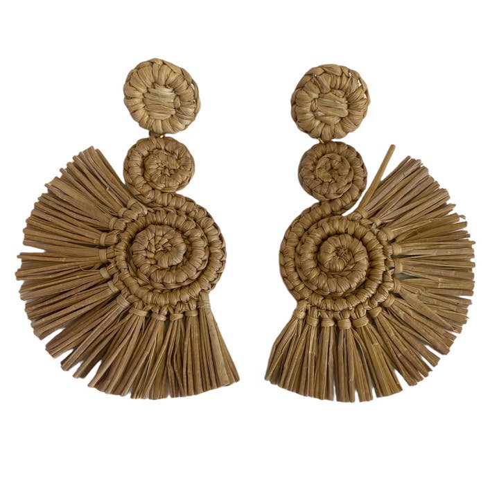Scroll Statement Earrings