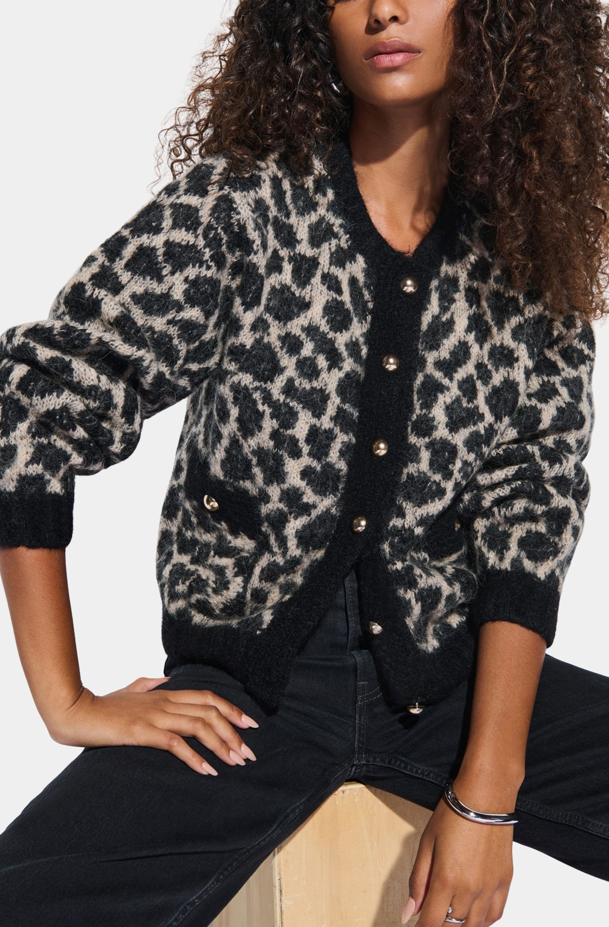Tessa Jacquard Cardigan