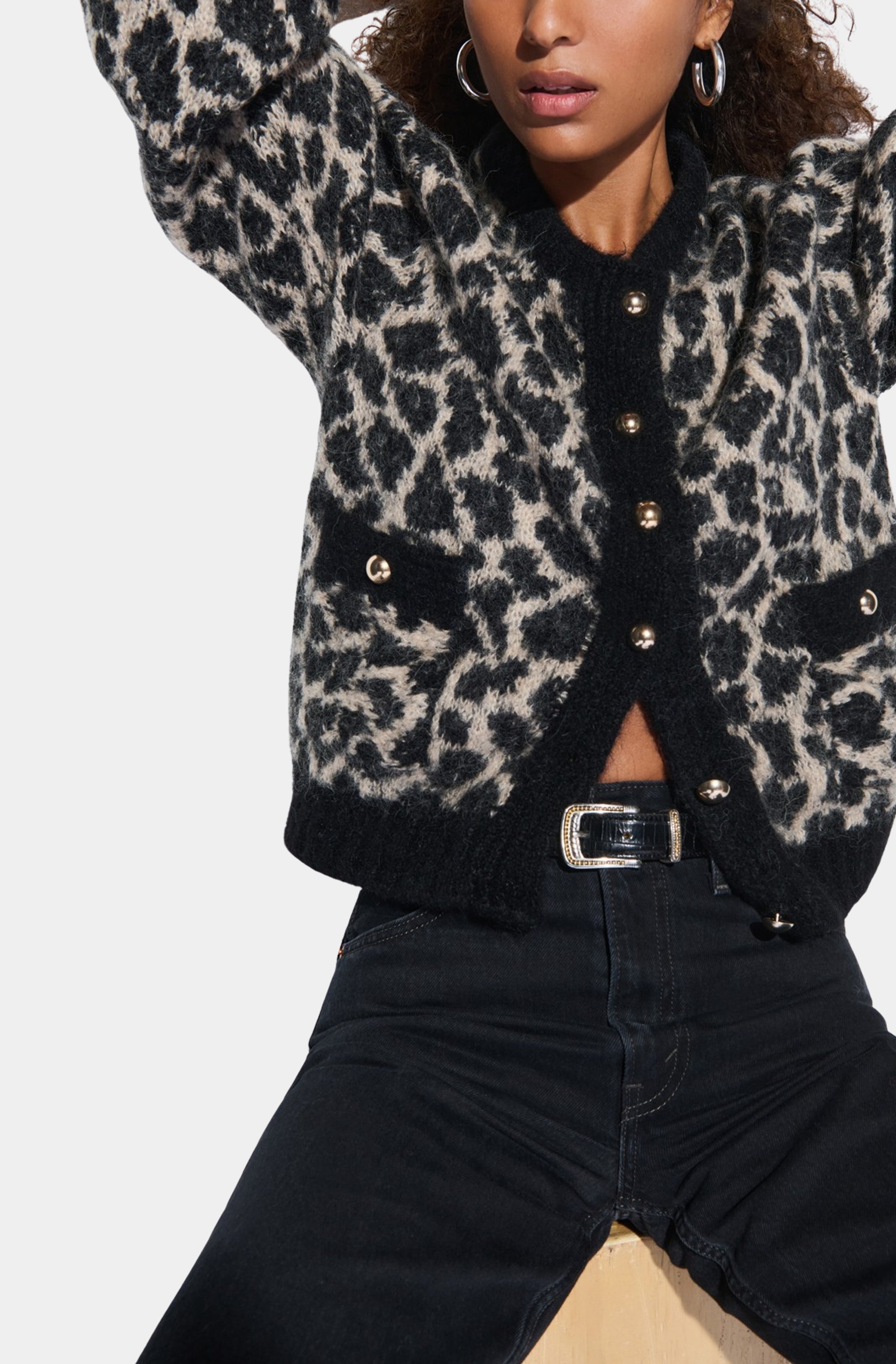Tessa Jacquard Cardigan