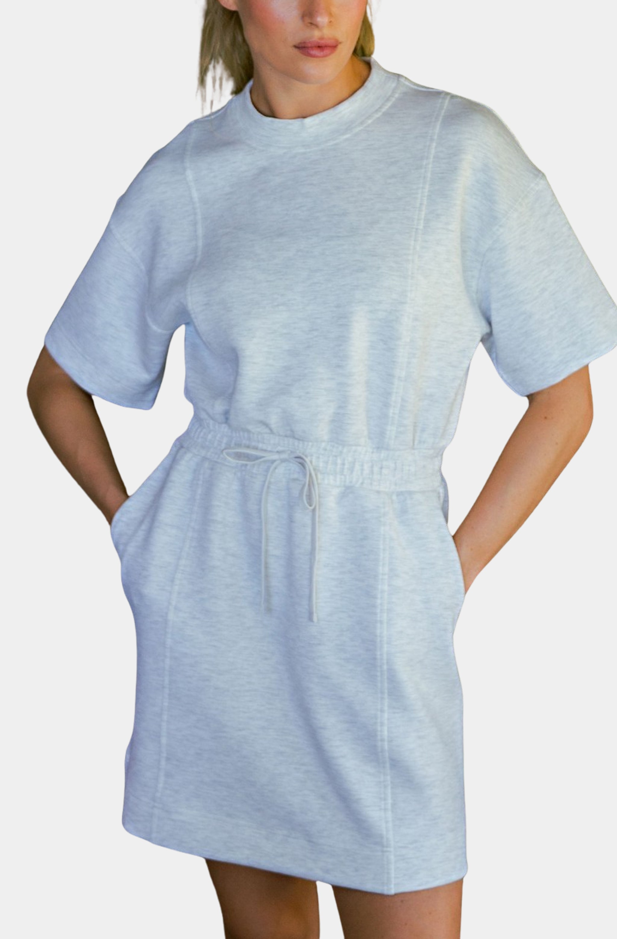 Modal Scuba Mini Dress Hemline Vinings Modal Scuba Mini Dress Hemline Vinings