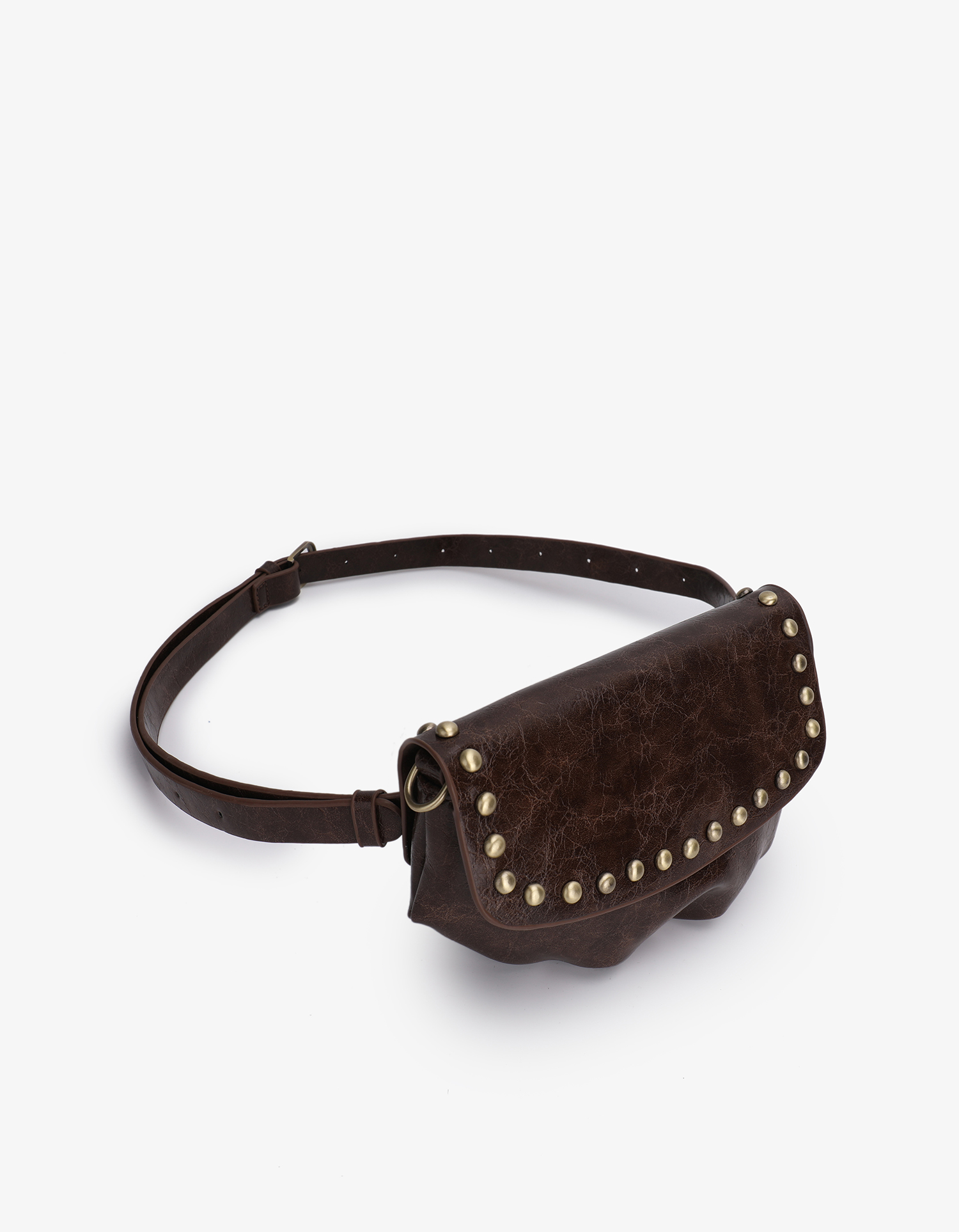 Etta Waxed Studded Bag