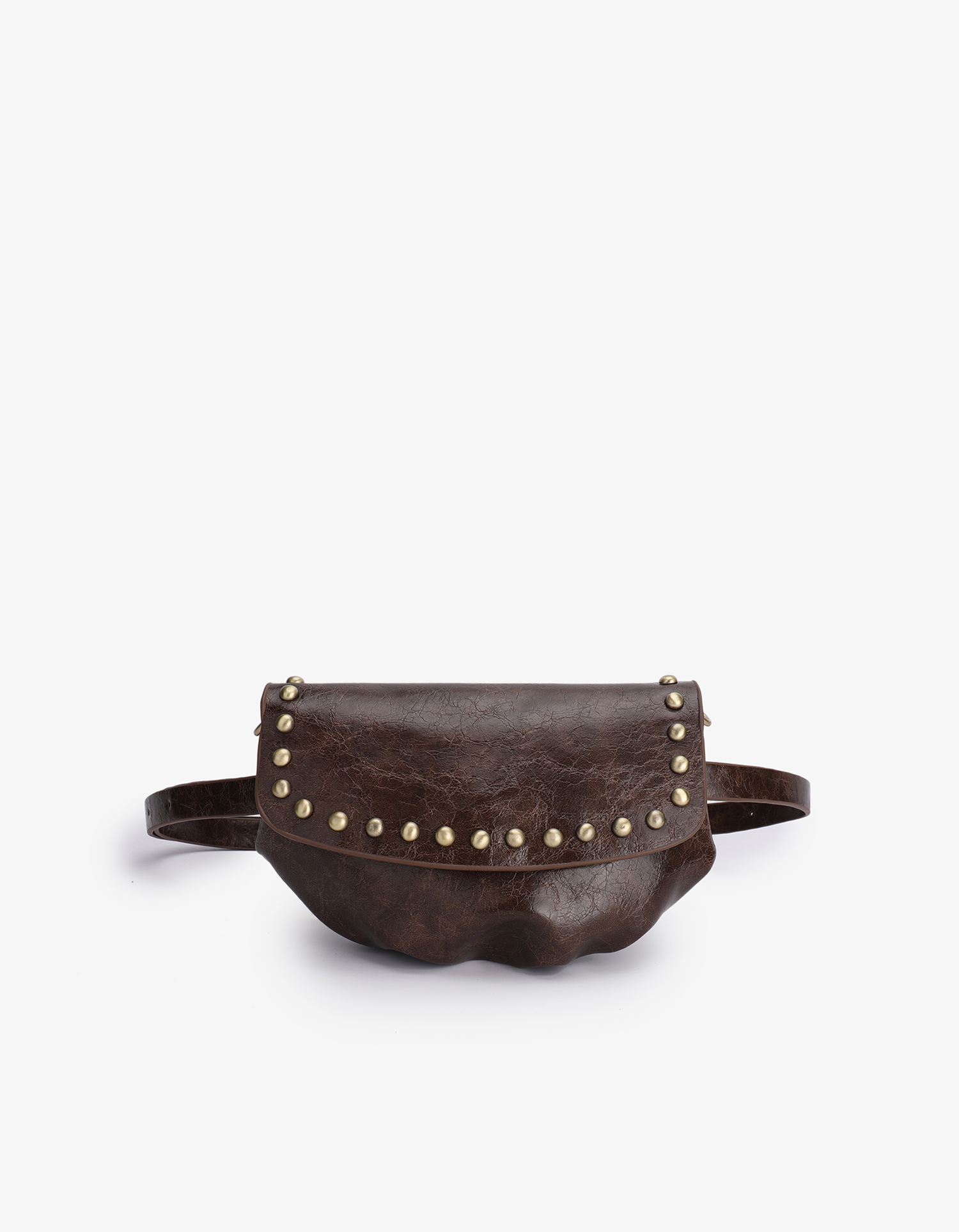 Etta Waxed Studded Bag