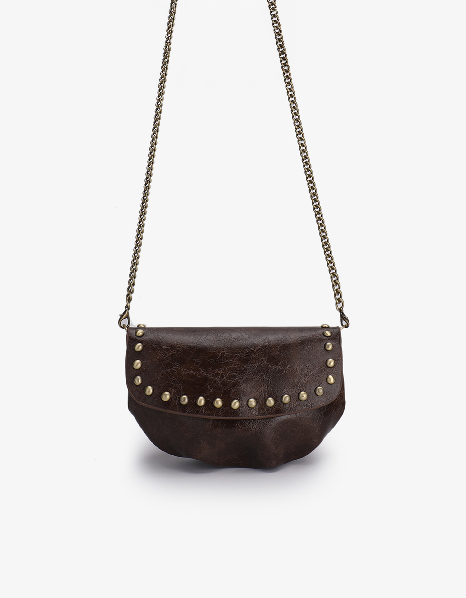 Etta Waxed Studded Bag