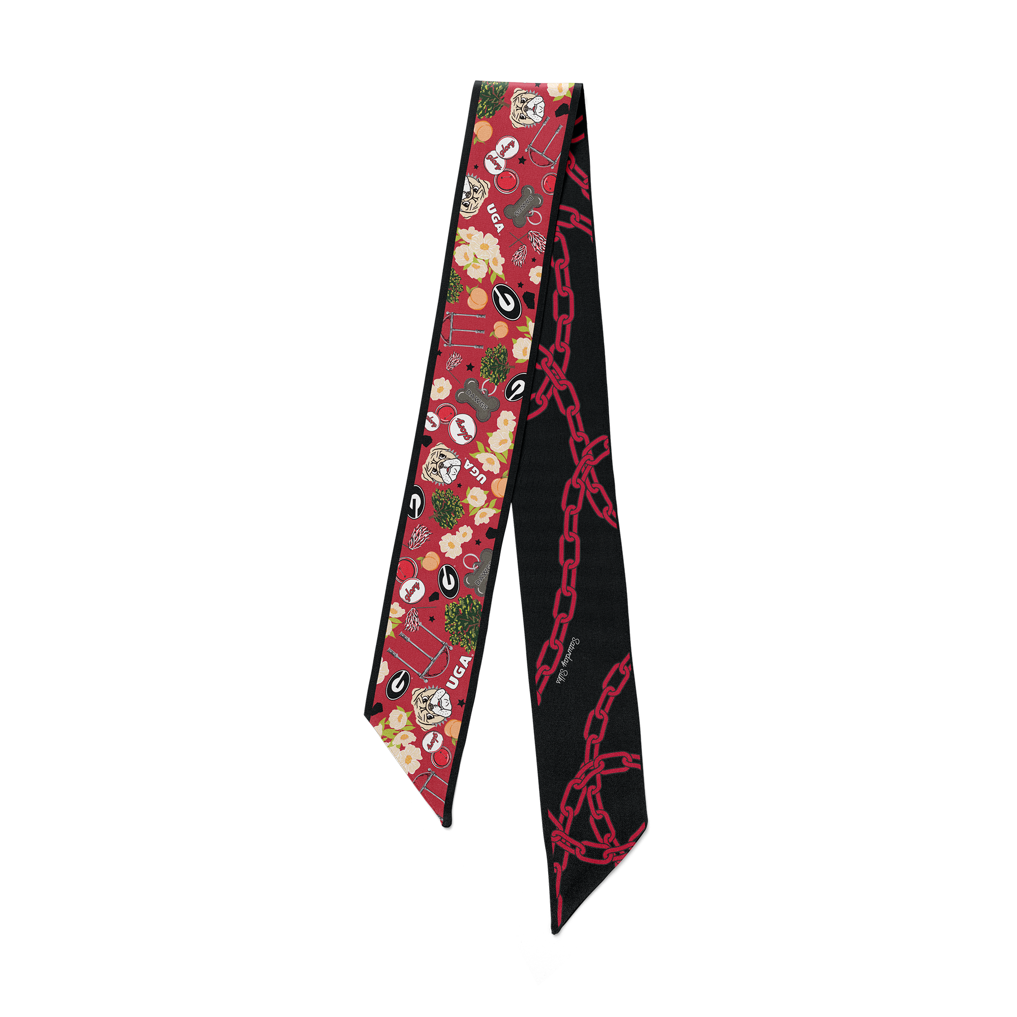 Georgia Bulldogs Twilly Scarf