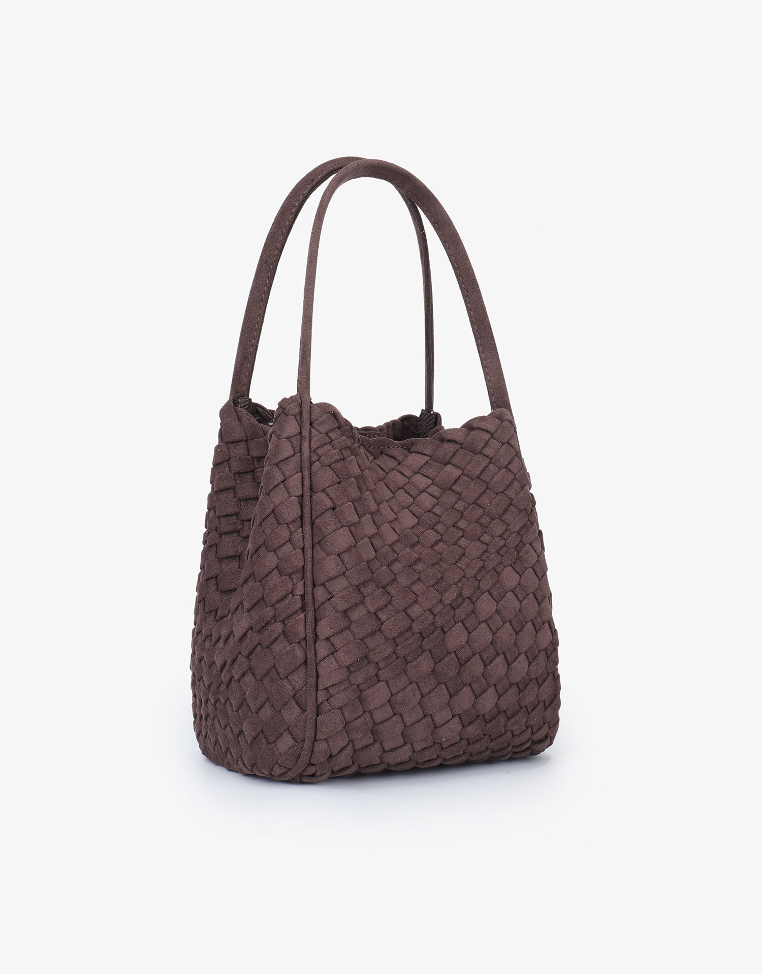 Hollace Mini Tote Woven Faux Suede