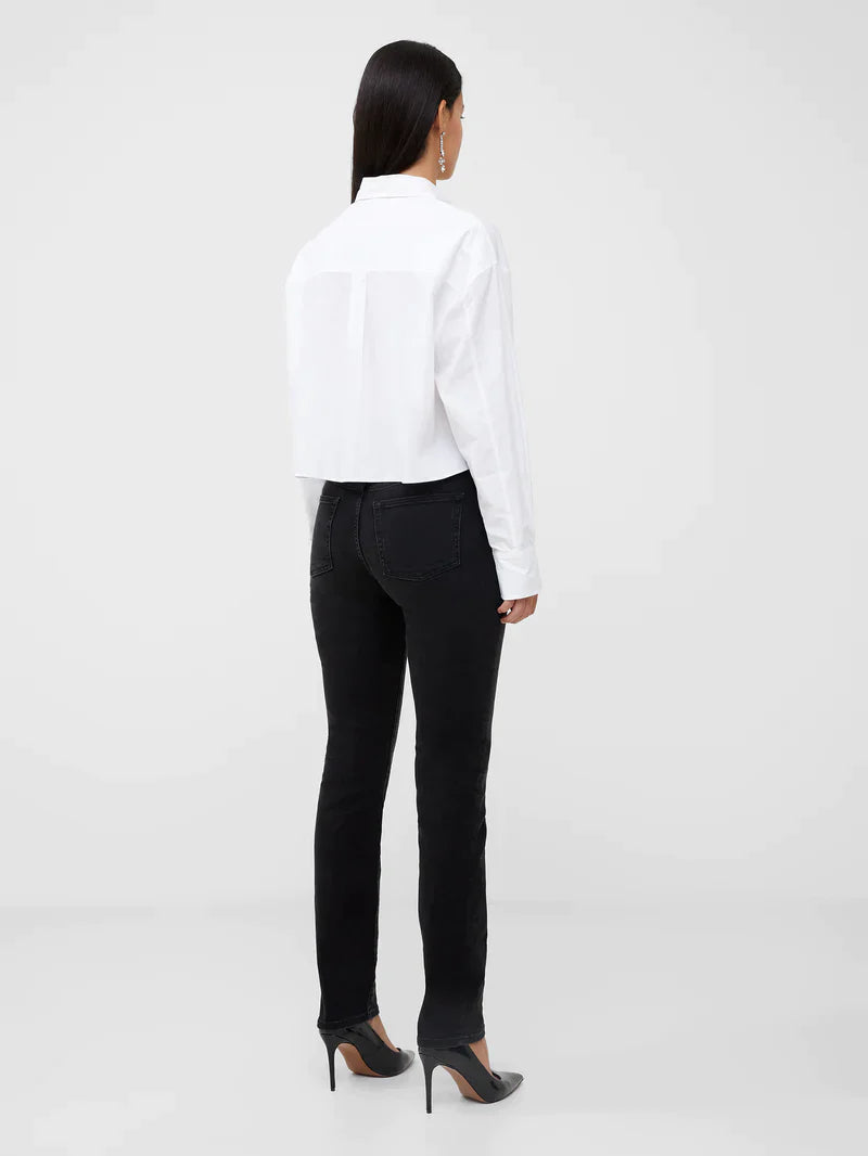 Alissa Cotton Cropped Shirt