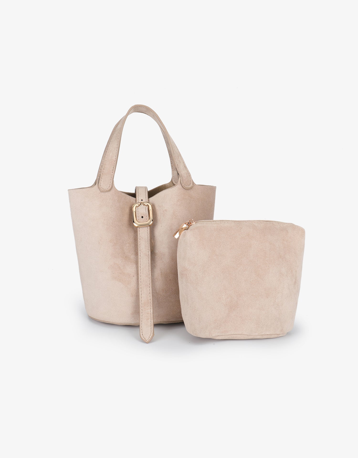 Joya Faux Suede Bucket Mini