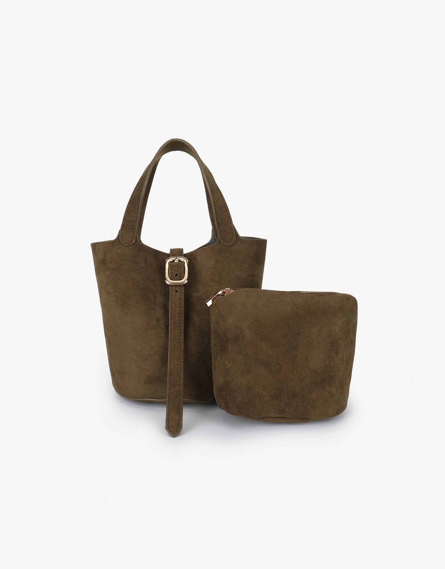 Joya Faux Suede Bucket Mini