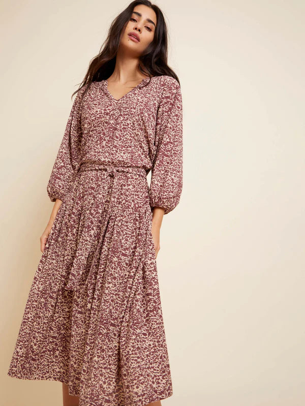 Simona Easy Peasant Dress