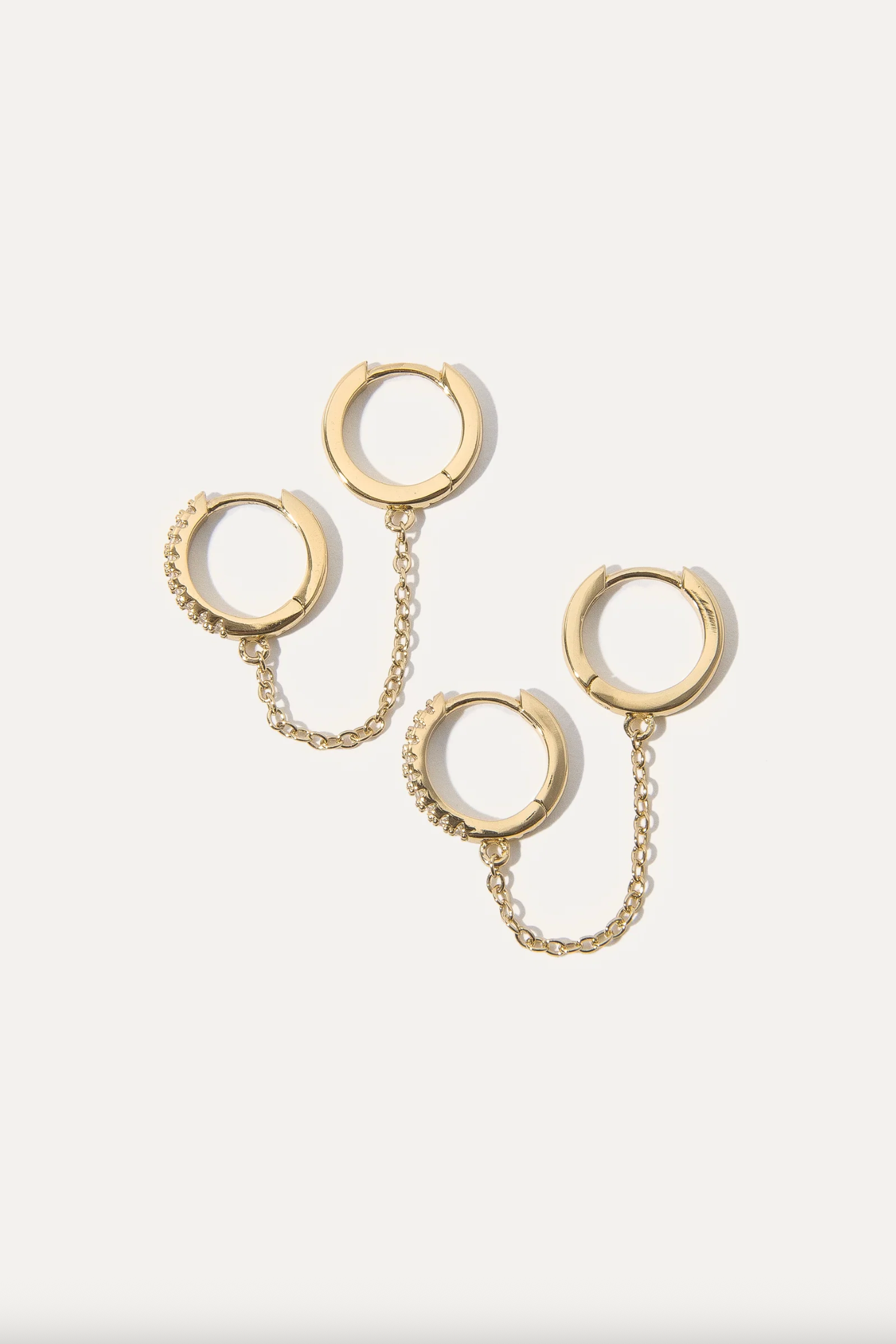 Elliot Double Hoops