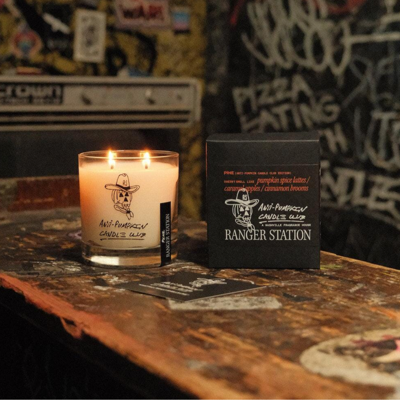 Anti Pumkin Club Candle