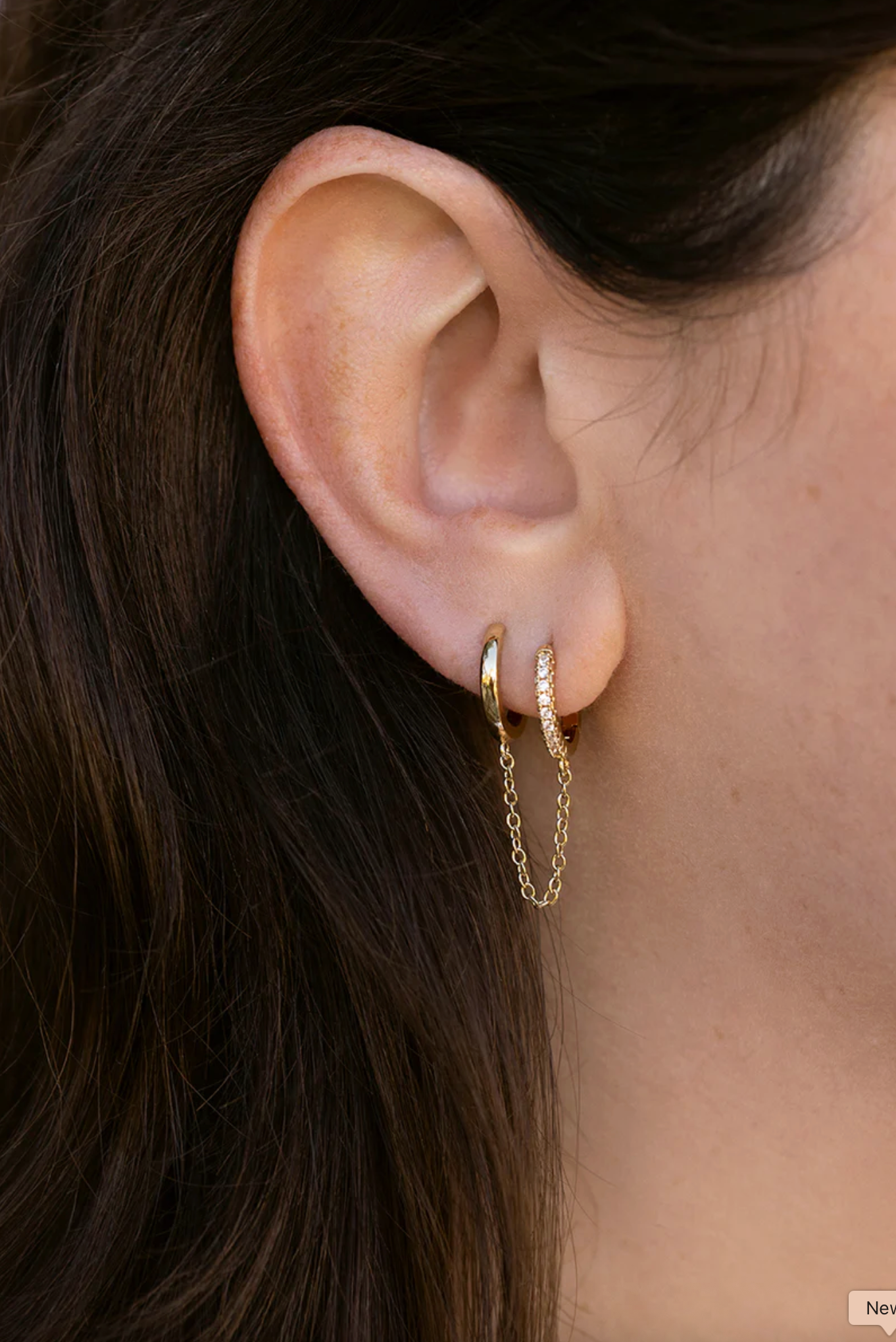 Elliot Double Hoops