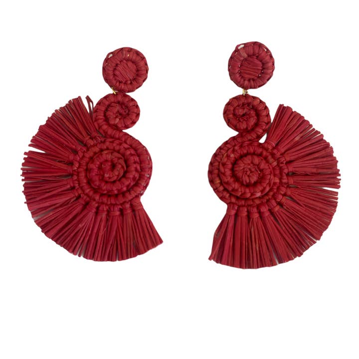 Scroll Statement Earrings