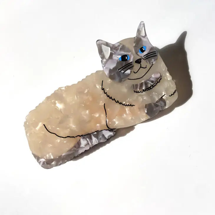 Hand-painted Ragdoll Cat Clip