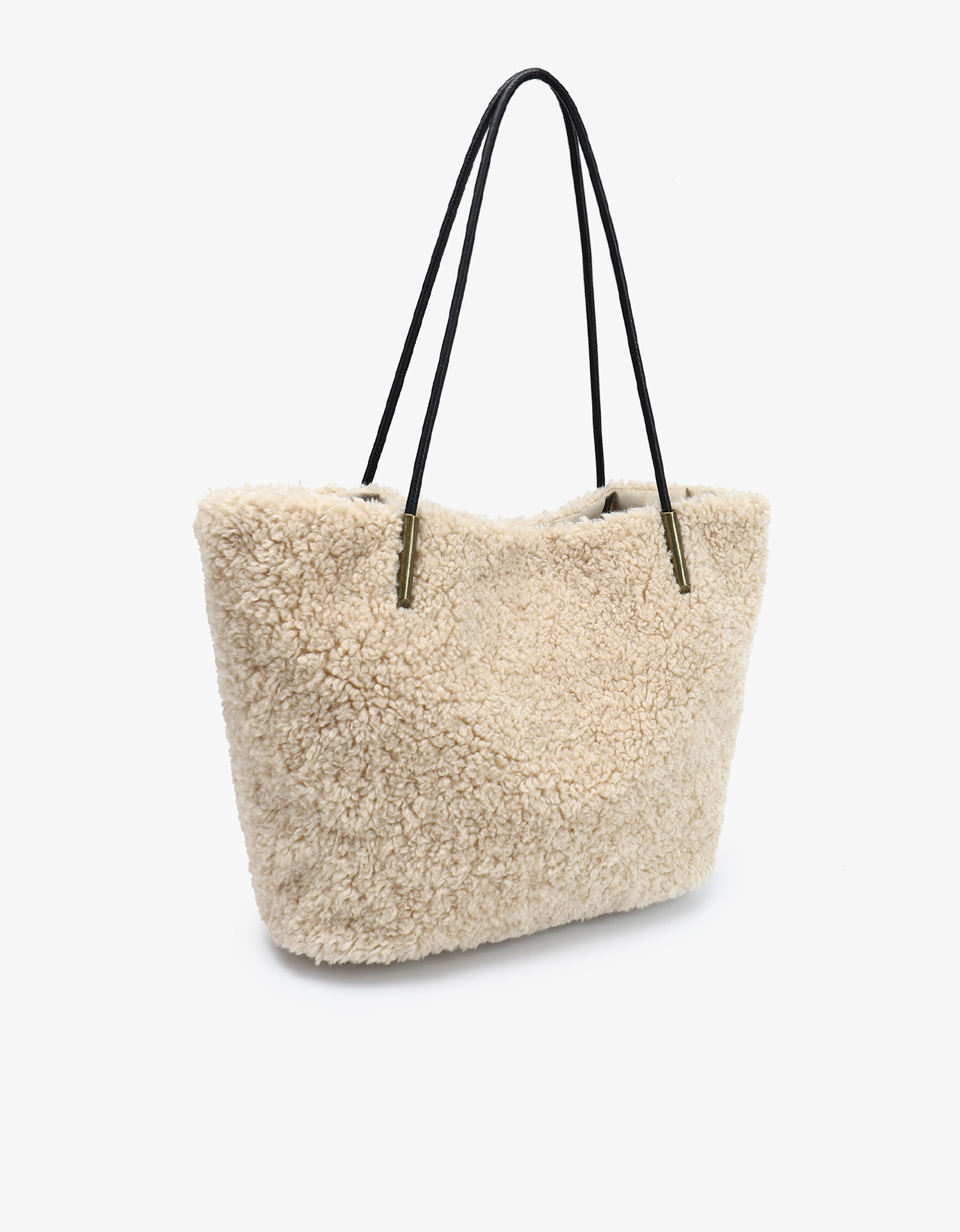 Akimbo East West Shearling Tote
