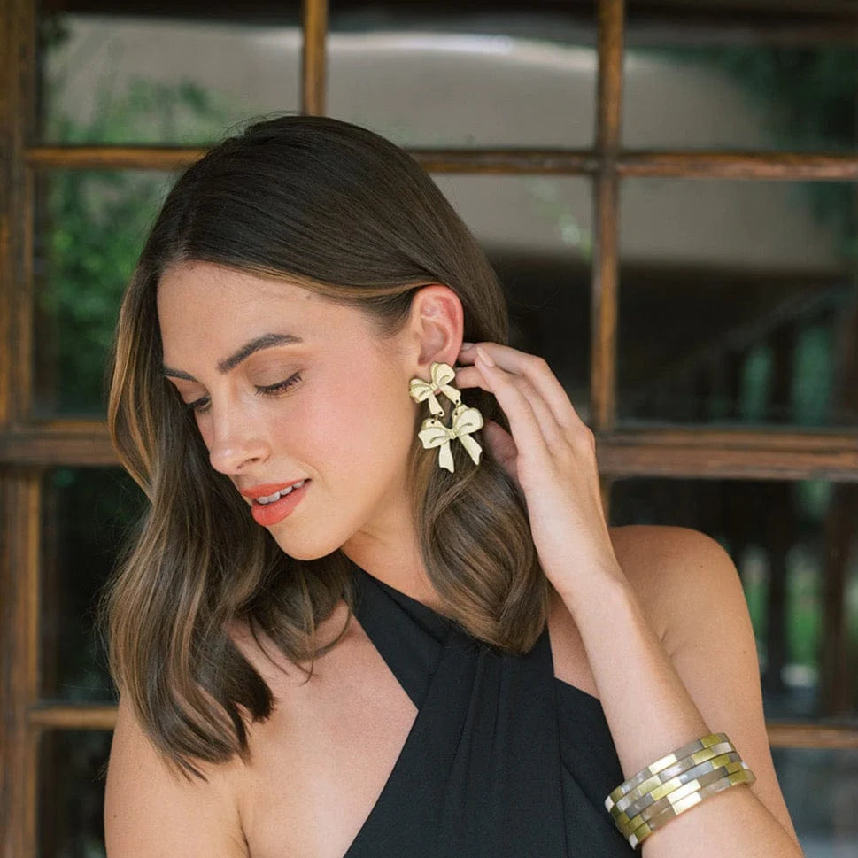 Double Bow Earrings