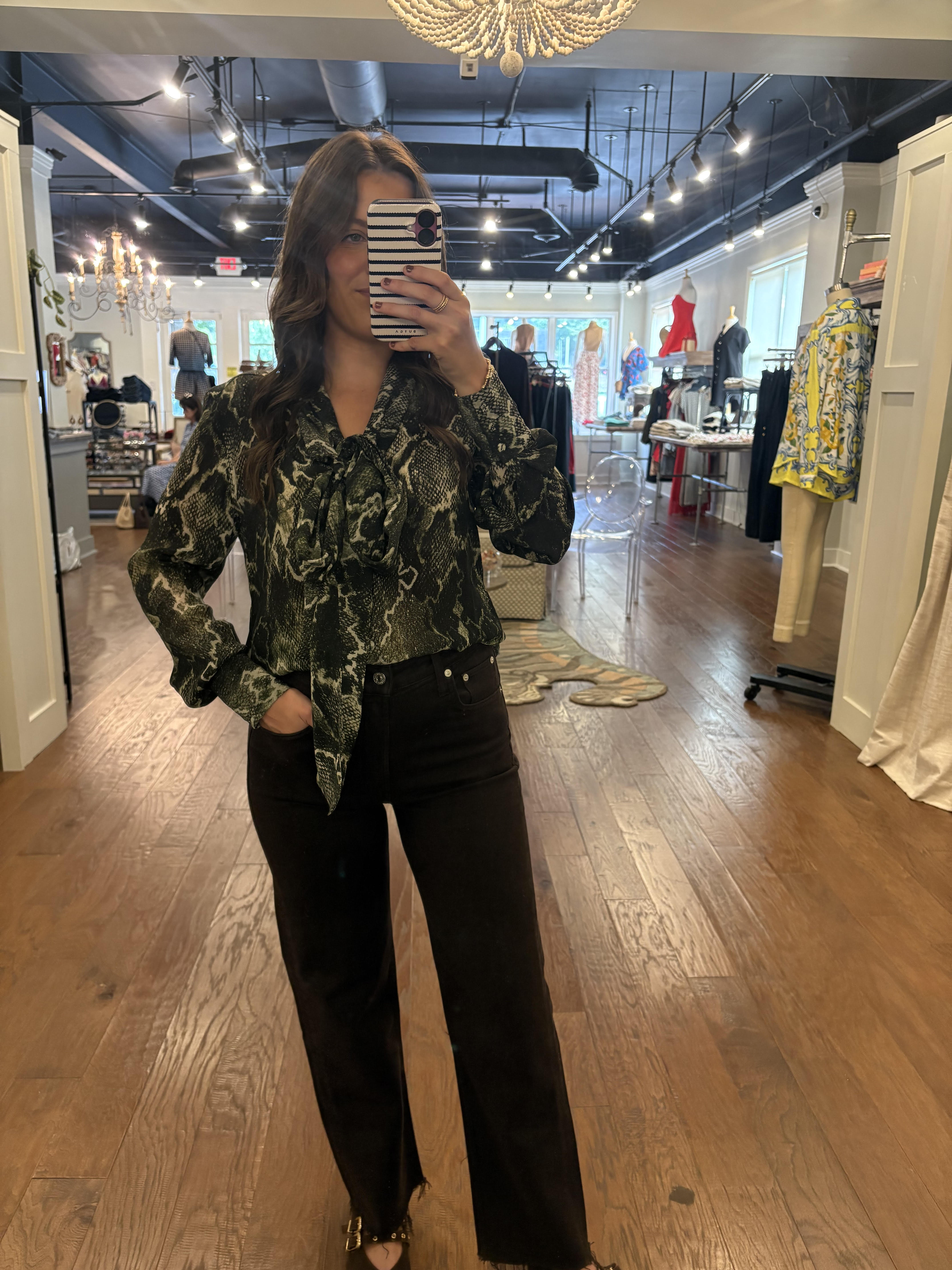 Samantha Print Top