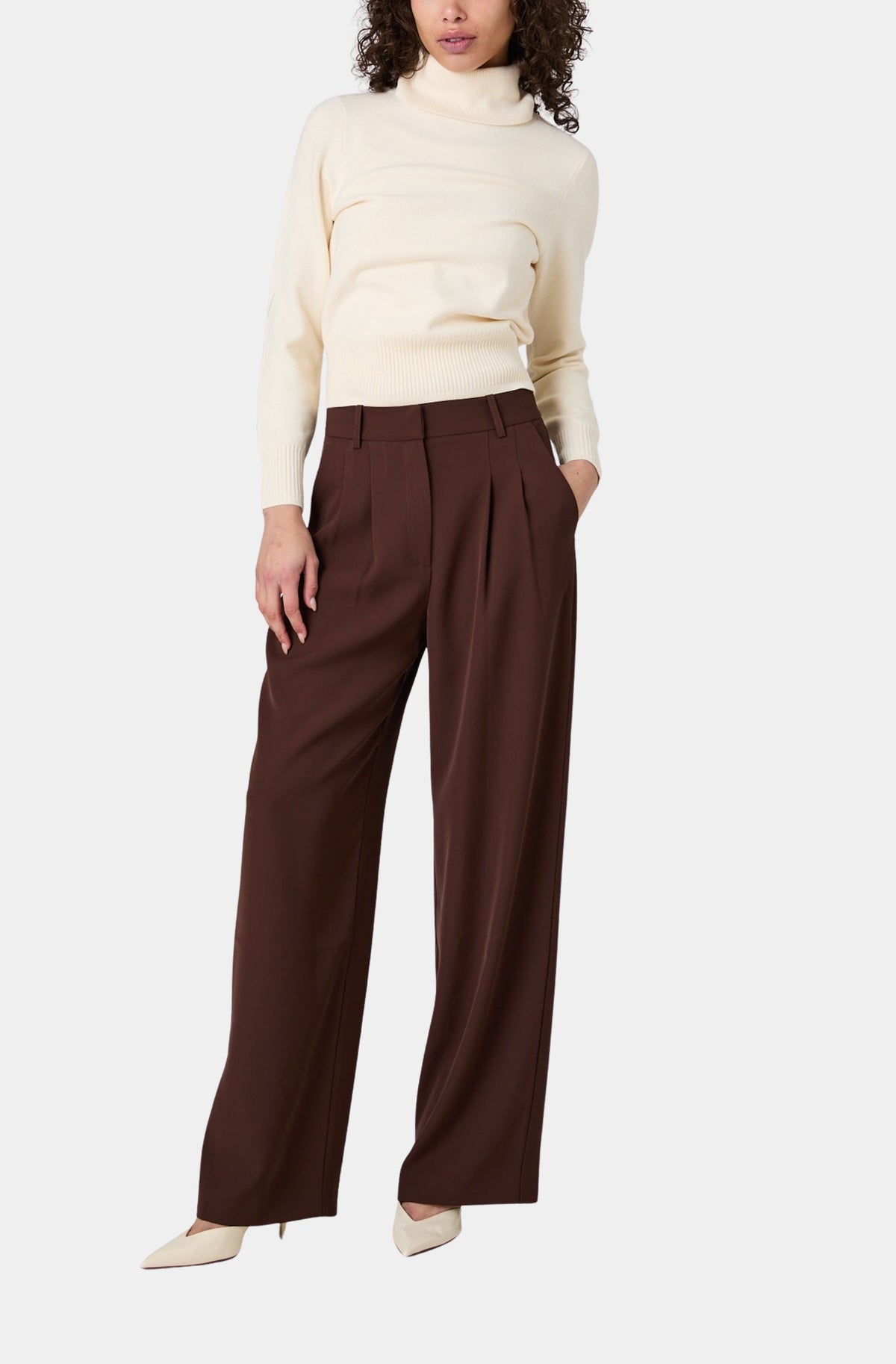 Harry Suiting High Waisted Wide Leg Trousers