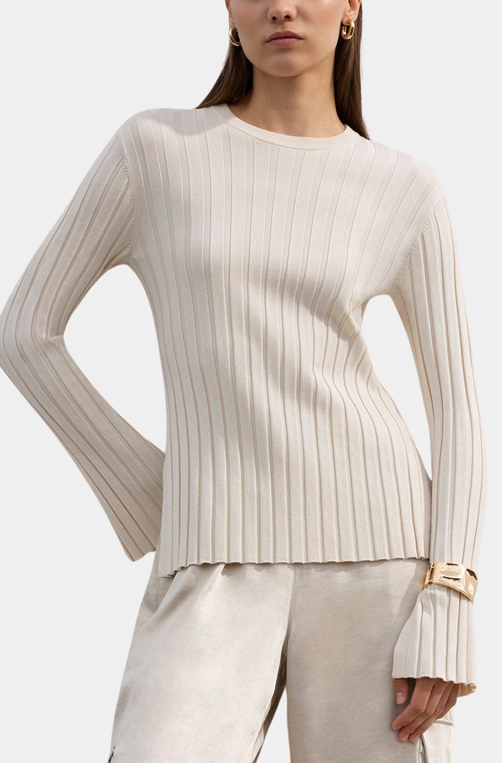 Minar Pleated Sweater