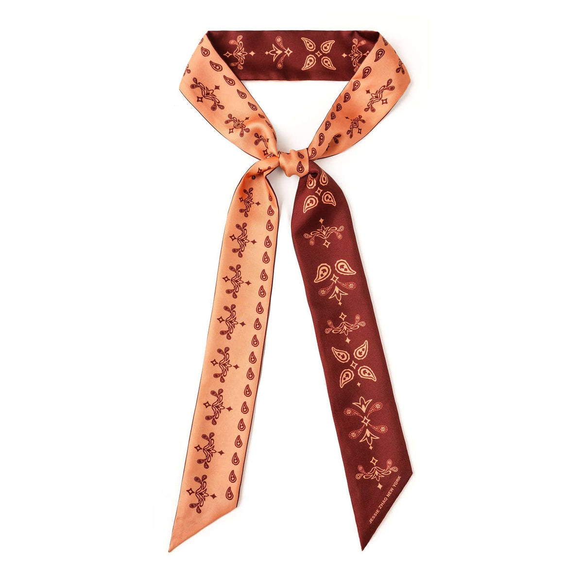 Silk Skinny Scarf