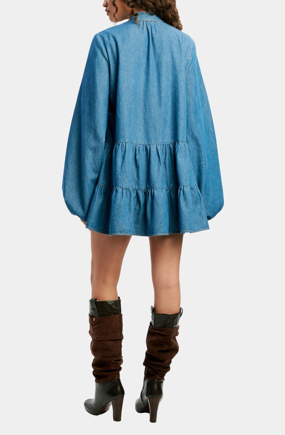 Antonia Chambray Mini Dress