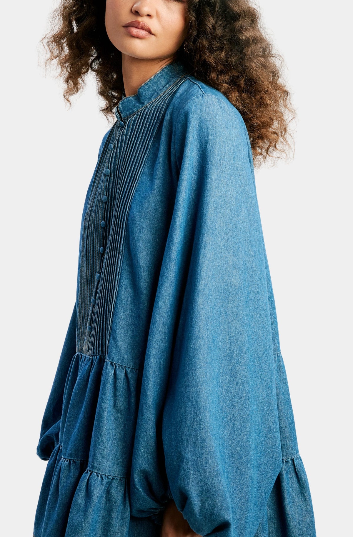 Antonia Chambray Mini Dress