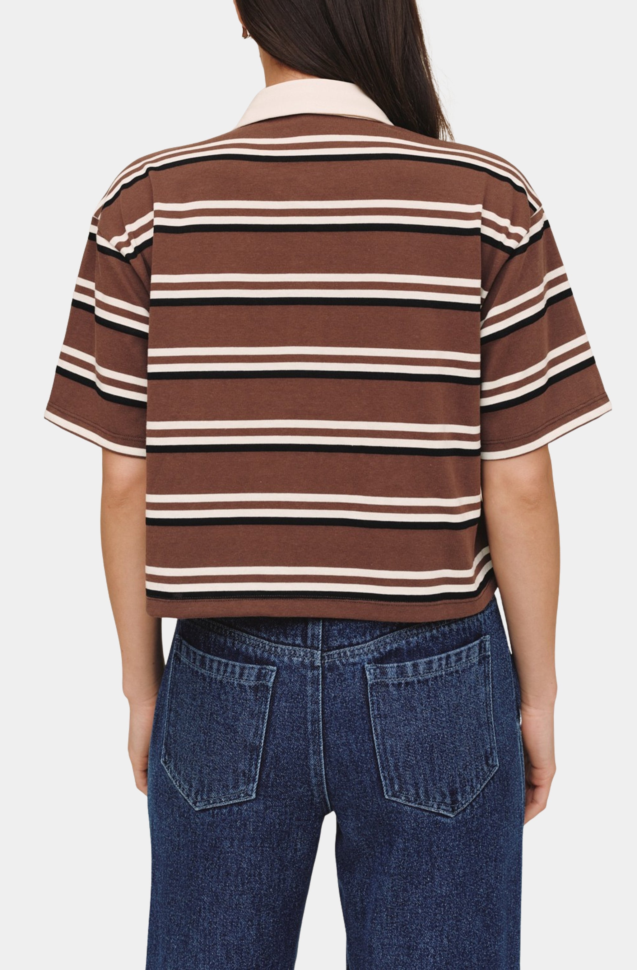Crop Polo Tee