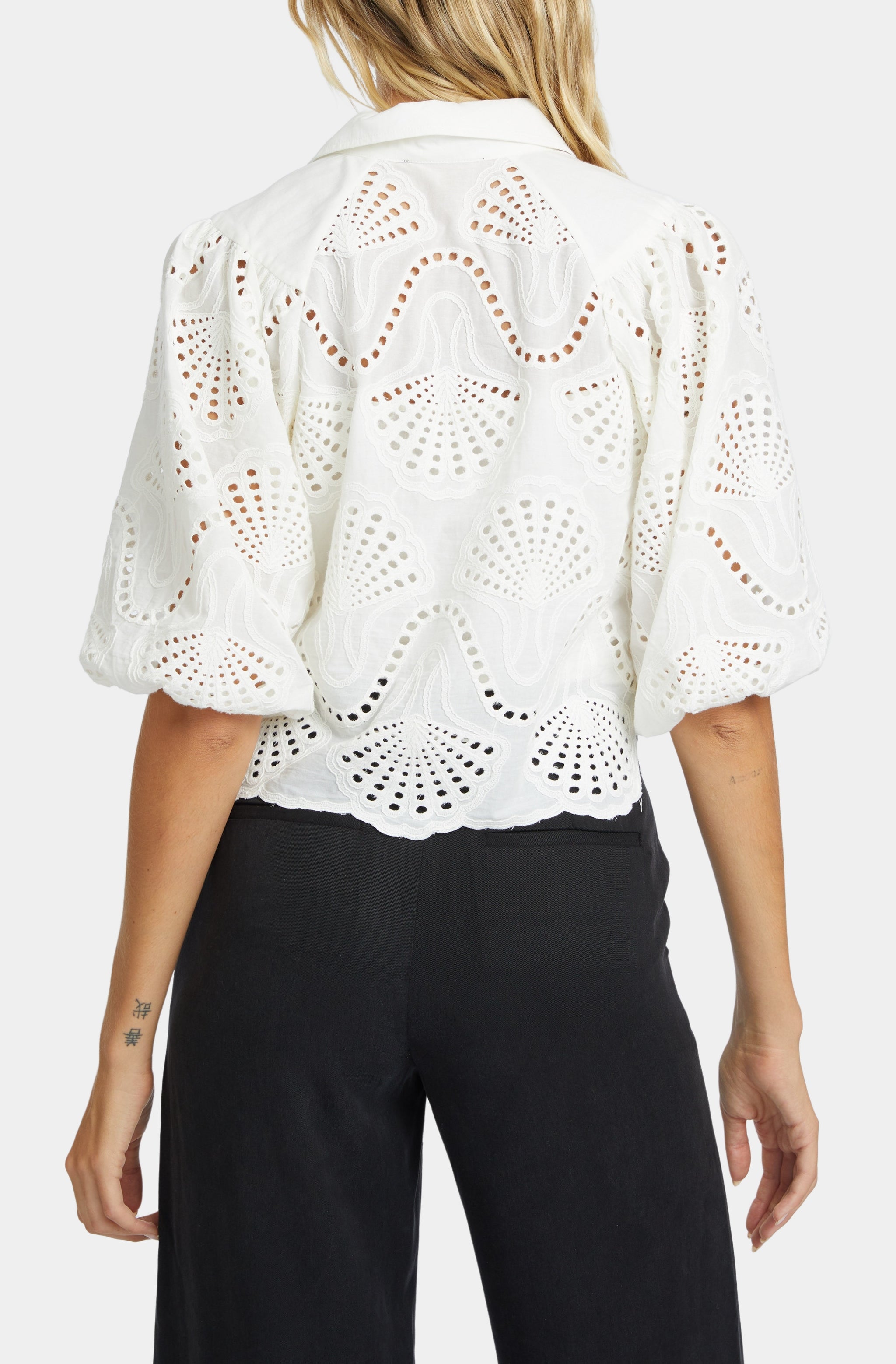 Juliette Ivory Lace Top