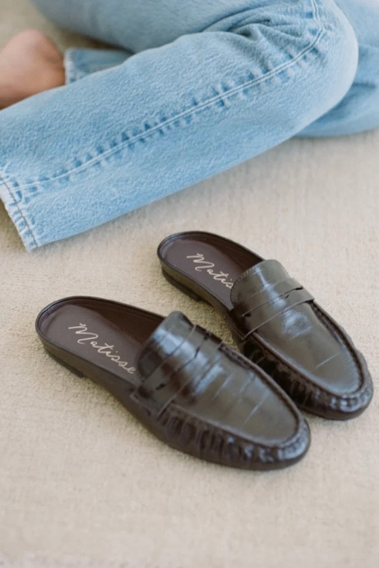 Porta Penny Loafer Mule