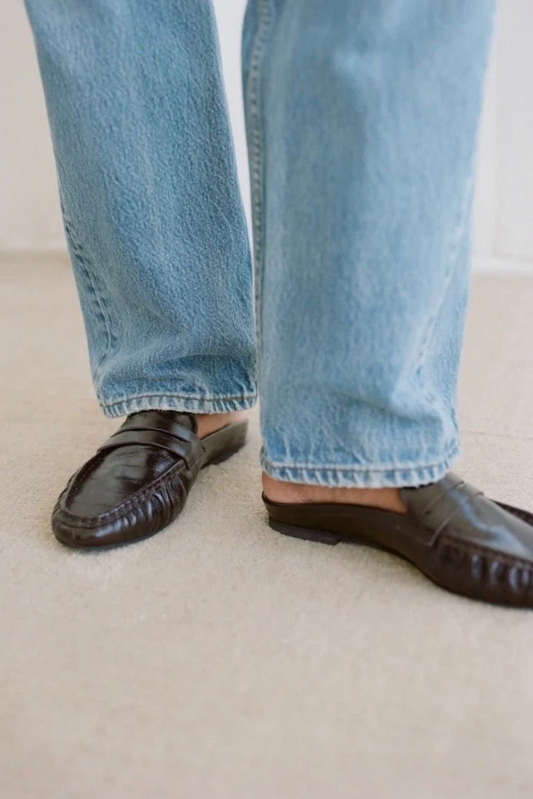Porta Penny Loafer Mule