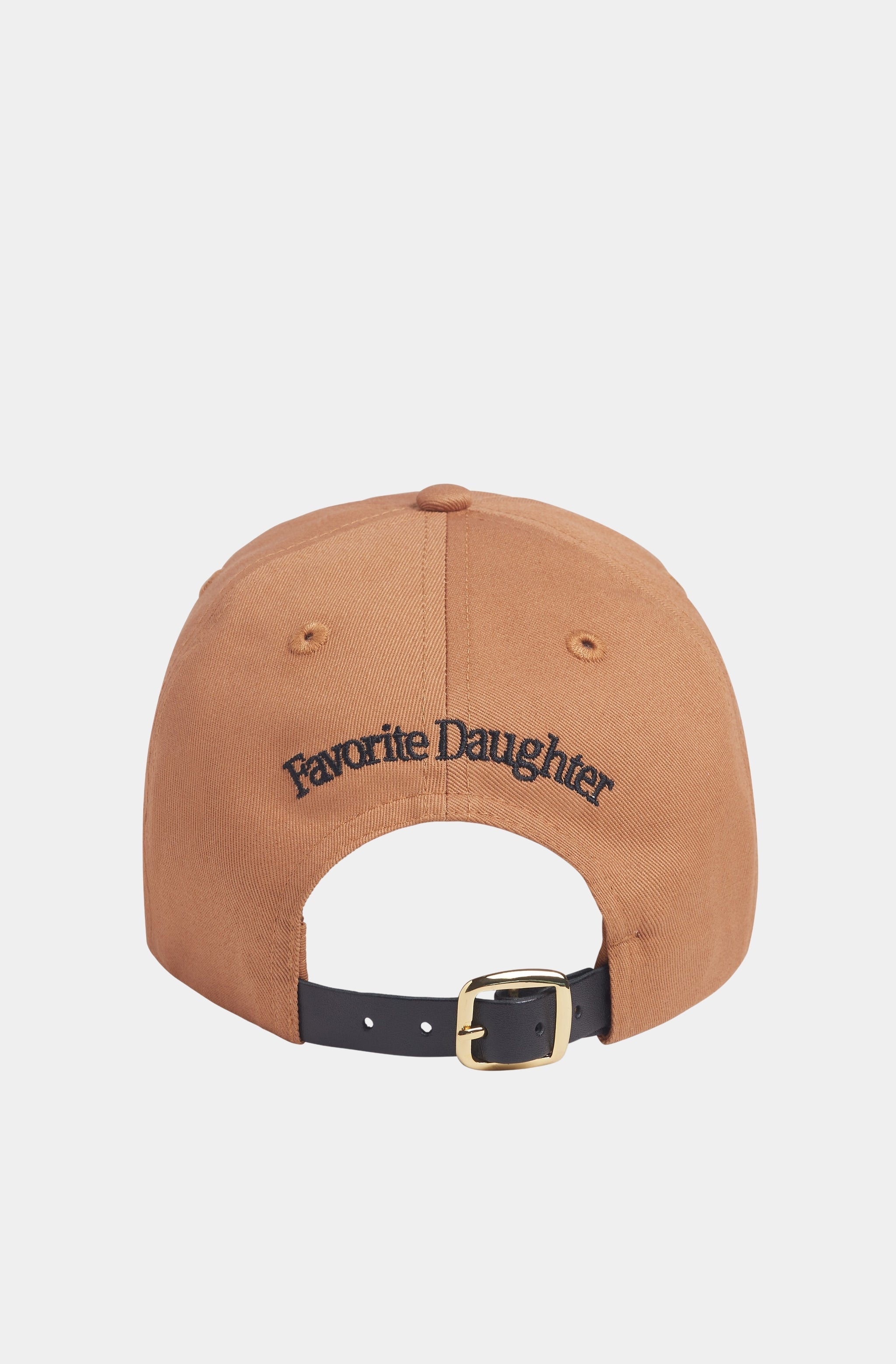 Baseball Cap With Leather Strap