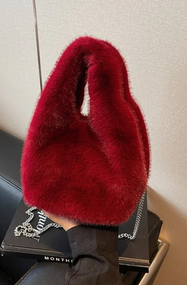 Plush Handbag