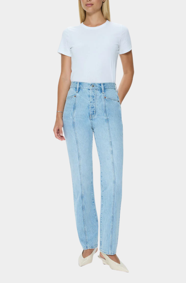 Cassie Super High Rise Straight Jean