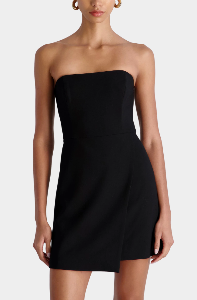 Whisper Strapless Slit Mini Dress – Hemline Vinings