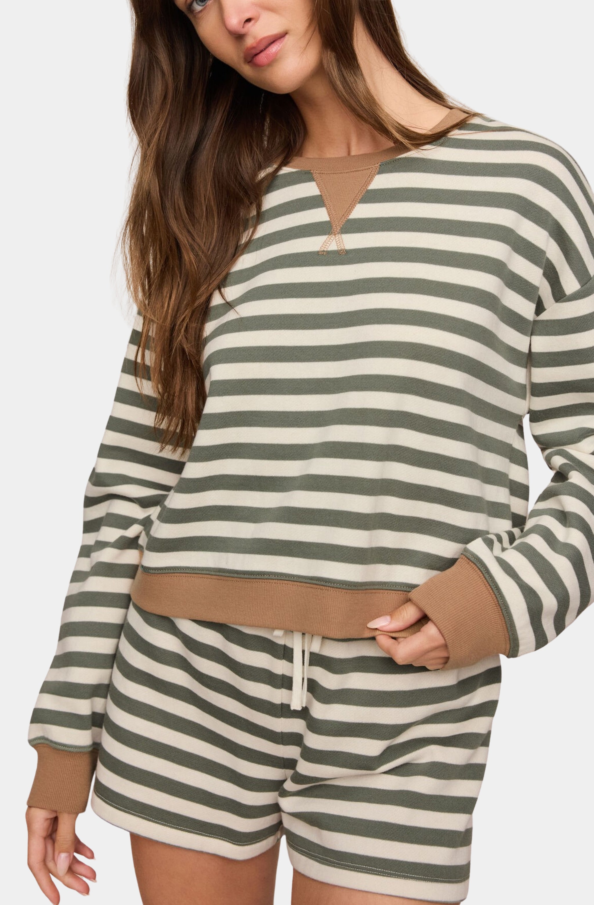 Low Key Stripe Sweatshirt