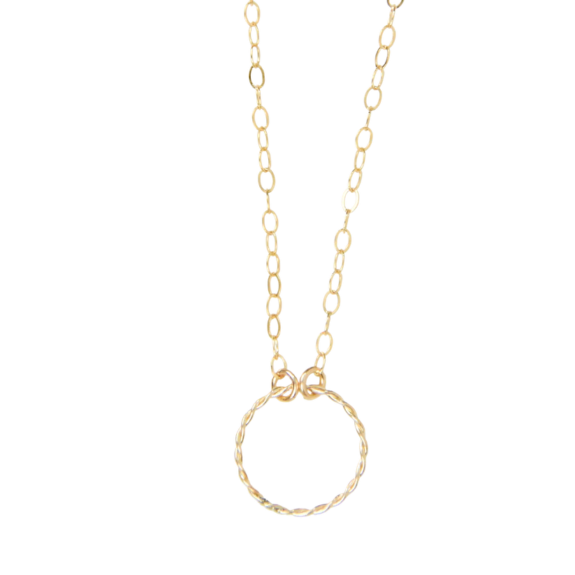 Braided Circle Necklace