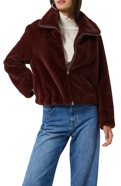 Buona Faux Fur Zip