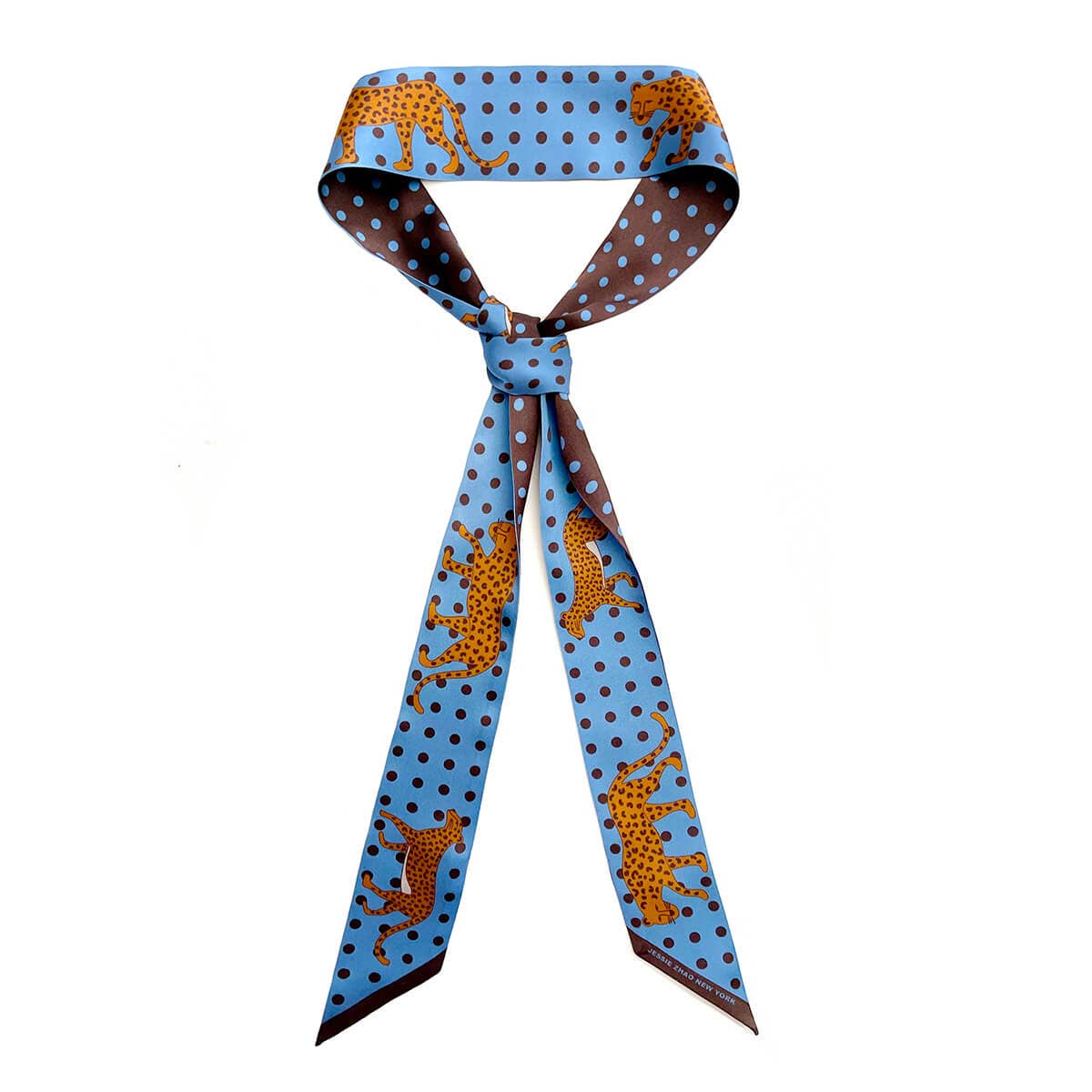 Silk Skinny Scarf
