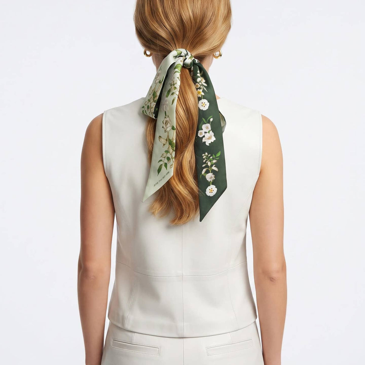 Silk Skinny Scarf