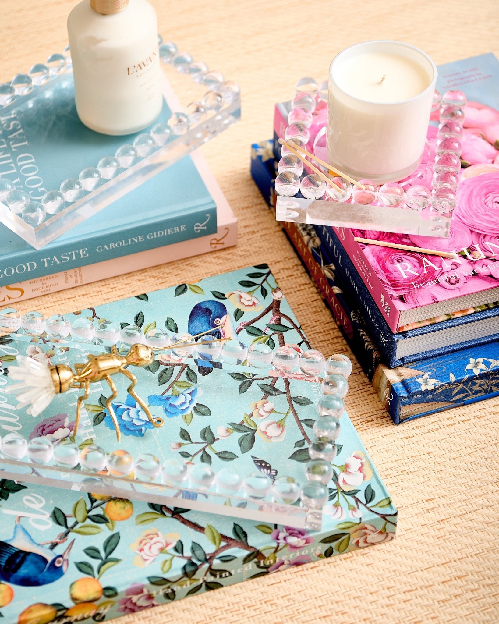 Large Bubble Lucite Tray