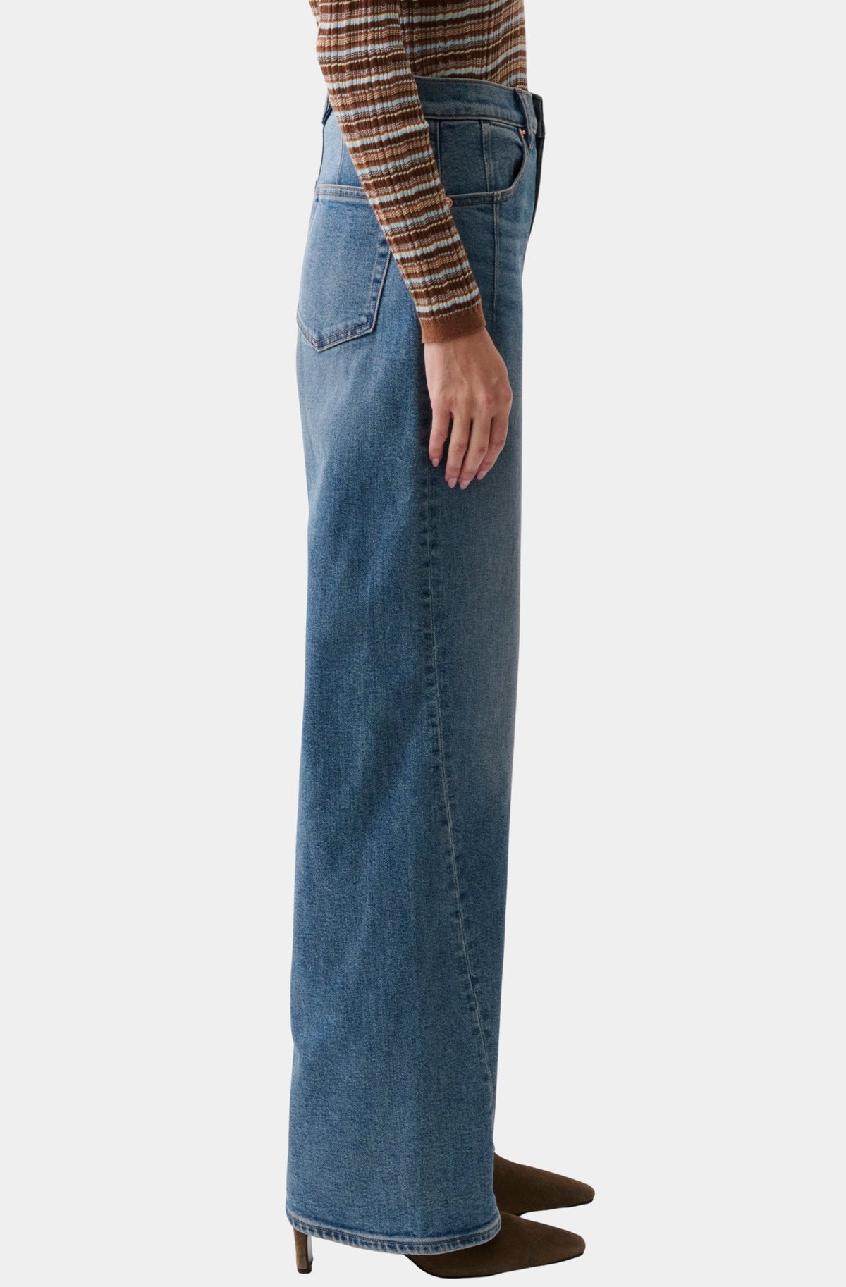 Kyra High Rise Bowed Wide Leg